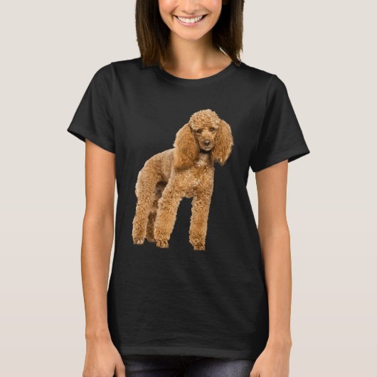 Cute poodle t-shirt (Voorkant)