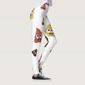 Cute Poop emoji funny gift ideas Leggings (Rechts)