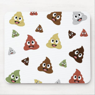 Cute Poop emoji grappige cadeaideeën Muismat