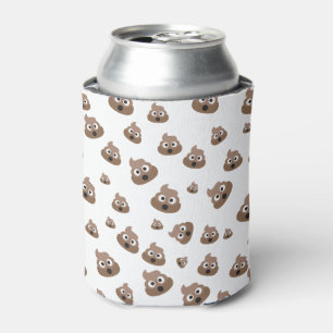 Cute Poop Emoji Pattern Blikjeskoeler