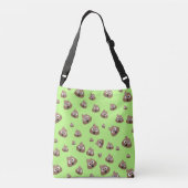 Cute Poop Emoji Pattern Crossbody Tas (Achterkant)