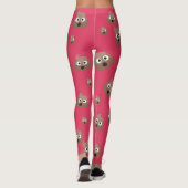 Cute Poop Emoji Pattern Leggings (Achterkant)