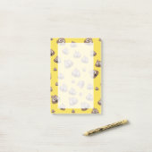 Cute Poop Emoji Pattern Post-it® Notes (Op bureau)