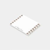 Cute Poop Emojis Post-it® Notes (Schuin)