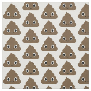 Cute Poop Pattern - Schattige piloten van Doo Doo Stof
