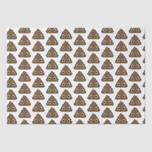 Cute Poop Pattern - Schattige piloten van Doo Doo Tissuepapier