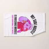 Cute POPEYE My Side Hustle Construis Muscle Gym (Serviette à main)