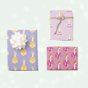 Cute Porch Gans Outfits Inpakpapier Vel