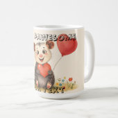 Cute Possum Mug - Restez Pawesome (Devant droit)