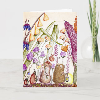 Cute Postkaart Dieren Parade Kaart