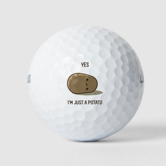 Cute Potato Golfballen (Voorkant)