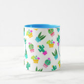 Cute Potted Kawaii Succulents & Cactus Mok (Midden)