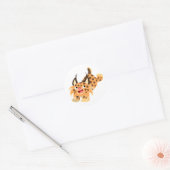Cute Prankish Cartoon Bobcat Sticker (Envelop)