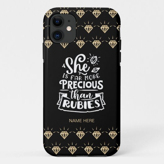 Cute Precious que Rubies Coque-Mate coque iphone (Dos)