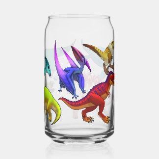 Cute Prehistoric drinking glass