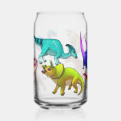 Cute Prehistoric drinking glass (Gauche)