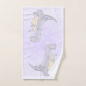 Cute Prehistorische Dinosaur Speelgoed Waterverf Bad Handdoek (Handdoek)