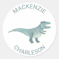 Cute Prehistorische T-Rex Dinosaur gepersonaliseer