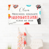 Cute Preschool Afstuderen Quarantine 2020 Spandoek (Insitu)
