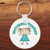 Cute Preschool leraar Sleutelhanger (Voorkant)