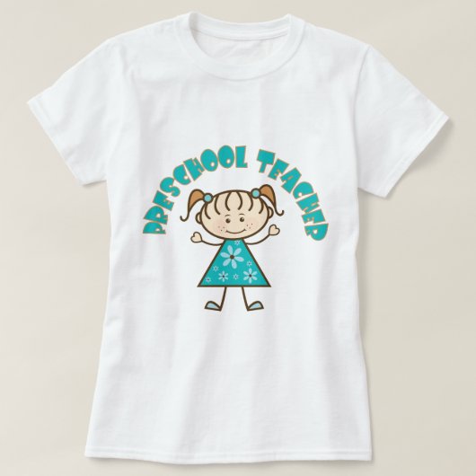 Cute Preschool leraar T-shirt (Design voorkant)