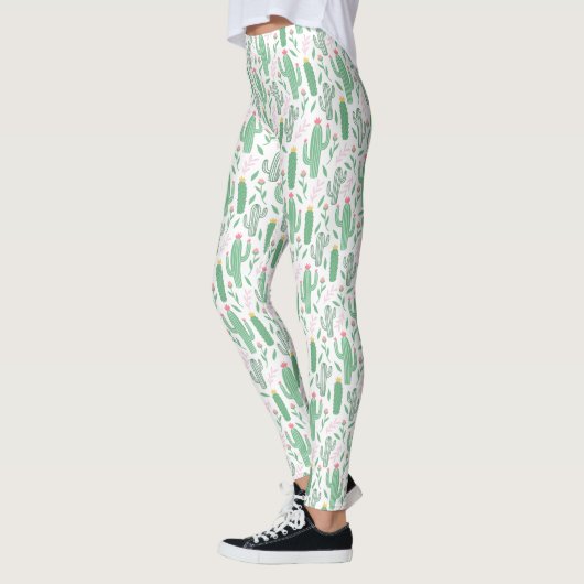 Cute Prickly Cactus Pattern Leggings (Links)