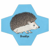 Cute prickly hedgehog cartoon (Plat)