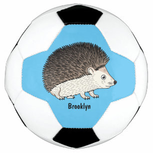 Cute prickly hedgehog cartoon