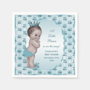 Cute  Prince Baby shower Servet