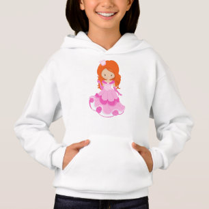 Cute Princess, Crown, Pink Dress, Oranje haar