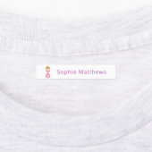 Cute Princess Custom Persoonlijke benaming Clothin Labels (Aangebracht)