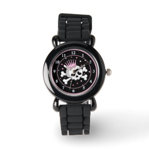 Cute Princess Skull Horloge