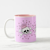 Cute Princess Skull Tweekleurige Koffiemok (Links)