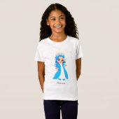 Cute Princess & Stars T-Shirt (Voorkant volledig)