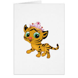 Cute Princess Tiger Tigress Tiara Gift Cadeau