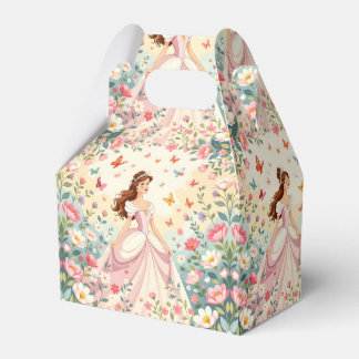 Cute princess with butterflies bedankdoosjes