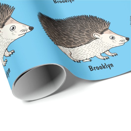 Cute procementegel cartoon illustratie cadeaupapier (Rol Hoek)