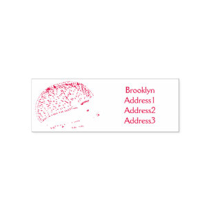 Cute procementegel cartoon illustratie zelfinktende stempel