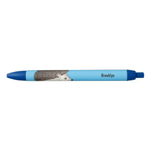 Cute procementegel cartoon illustratie zwarte inkt pen