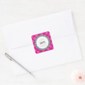 CUTE PRODUIT ÉTIQUETTE fait avec amour pois rose (Enveloppe)