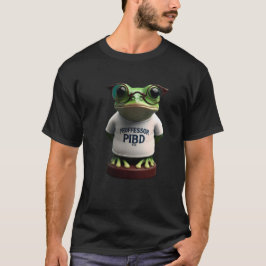 Cute Professor Frog Academic Joke T-Shirt