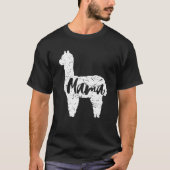 Cute Proud Mama Llama Alpaca Happy Mothers Day T-shirt (Voorkant)