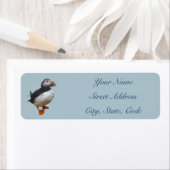 Cute Puffin Return Address Labels (Insitu)