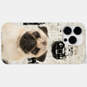 Cute Pug #01 Telefoon Case (Achterkant (horizontaal))