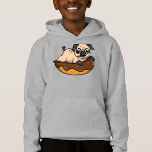 Cute Pug Dog Donut Lover Pet