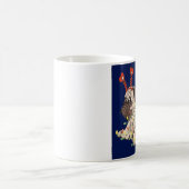 Cute Pug Dog Kerstmis Koffiemok (Center)