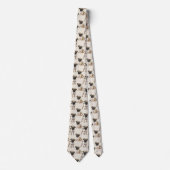 Cute Pug Dog Pattern Stropdas (Voorkant)