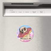 Cute Pug Magneet (Insitu (Vaatwasser))