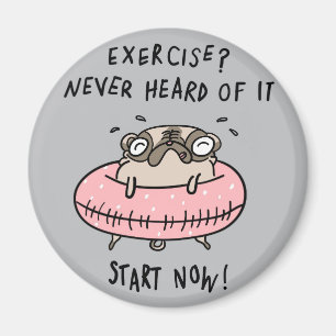 Cute Pug Magneet