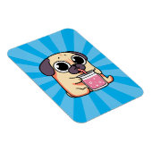Cute Pug Magneet (Rechterzijde)